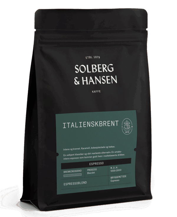 ITALIENSKBRENT ESPRESSO 250GR S&H