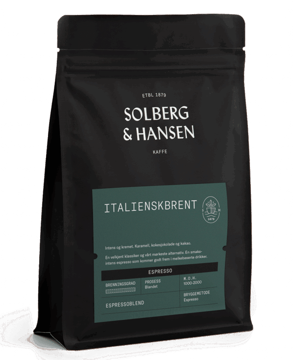 Italienskbrent Espresso Kaffebønner 250gr