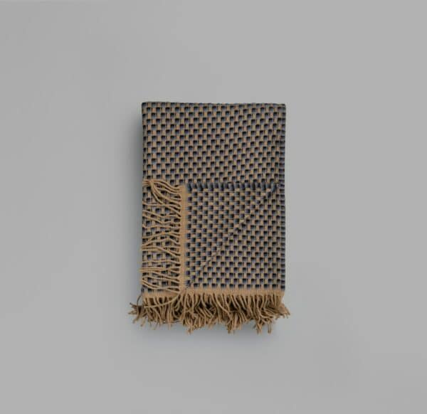 Ullpledd 150x210cm, Isak Far Away Blue - Bilde 2