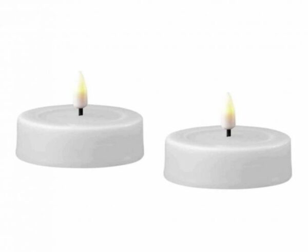 Real Flame Led Telys 2 stk Store Hvite - Bilde 2