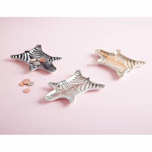 Zebra fat, Sølv og hvit