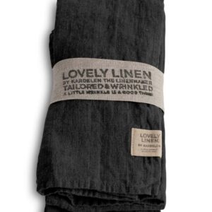 LOVELY SERVIETTER 45X45 CM MØRK GRÅ 4-PK