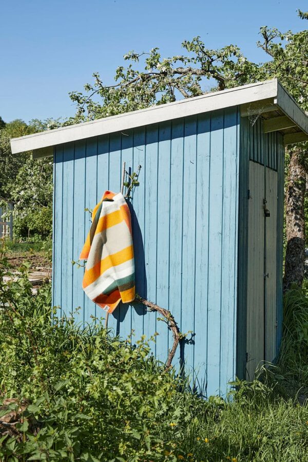 Halvpledd Ull 100x135cm, Mikkel Orange