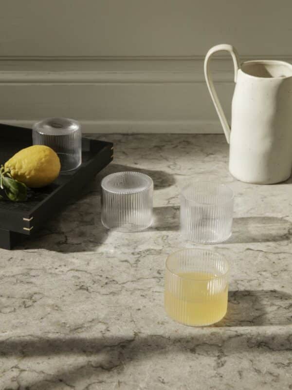 Ripple Klar 4pk, Vannglass Lave