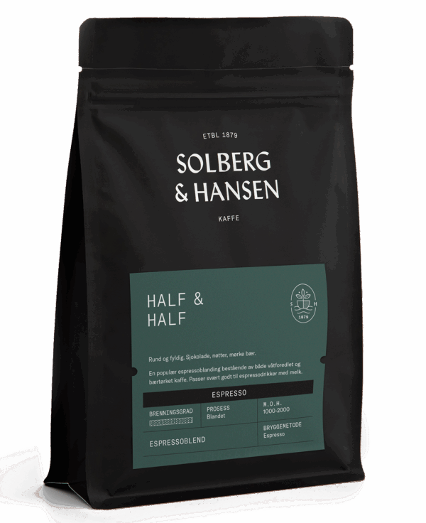 Half & Half Kaffebønner 250gr