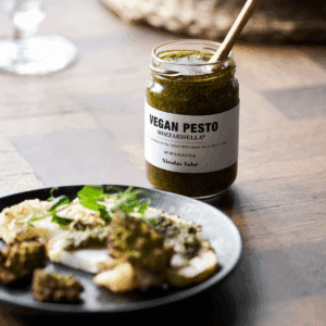 VEGAN PESTO WITH MOZZARISELLA