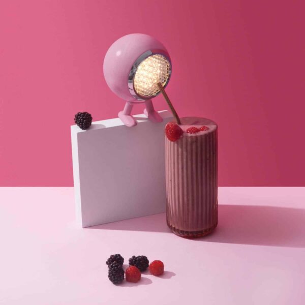 Norbitt oppladbar lampe, Smoothy Pink