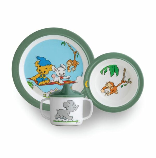 Barneservise, Bamse i Jungelen 3-deler