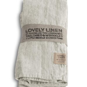 LOVELY SERVIETTER 45X45 CM LYS GRÅ 4-PK.