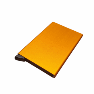 Skimmingsikker Enkel Kortholder, Orange