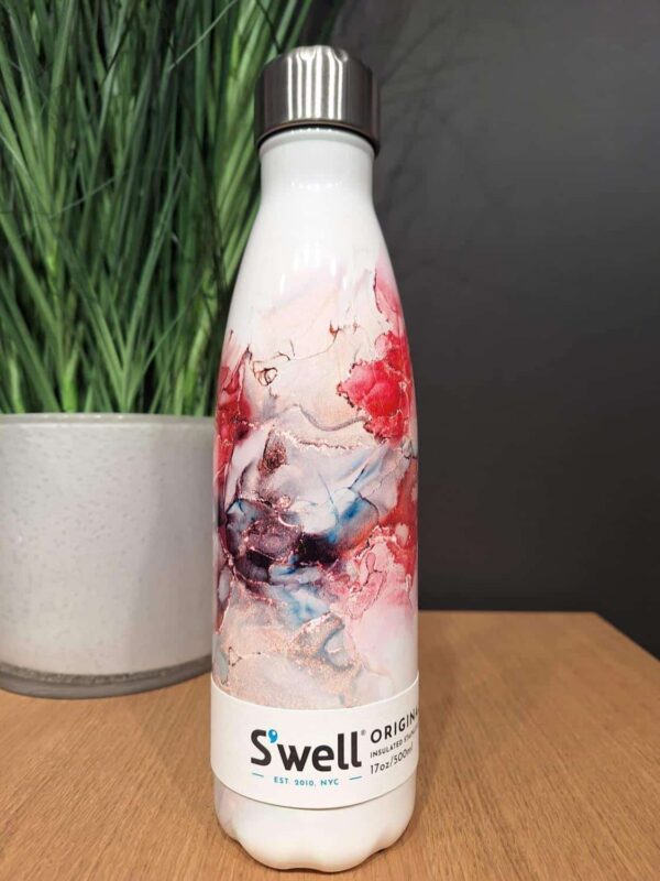 Drikkeflaske 500ml, Rose Marble