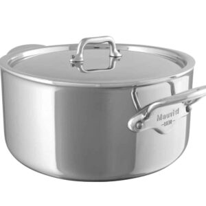 COOK STYLE GRYTE MED STÅLLOKK STÅL 5,8 LITER Ø24CM MAUVIEL