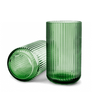 VASE GLASS 25CM COPH GREEN