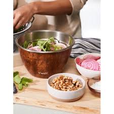 Salatbolle sett 1,9L, Teakwood
