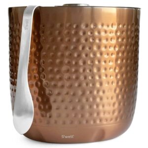 Isbøtte med tang, Hamret metallic