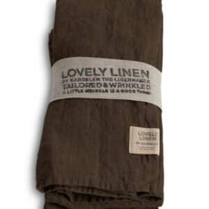 LOVELY SERVIETTER 45X45 CM SJOKOLADE 4PK