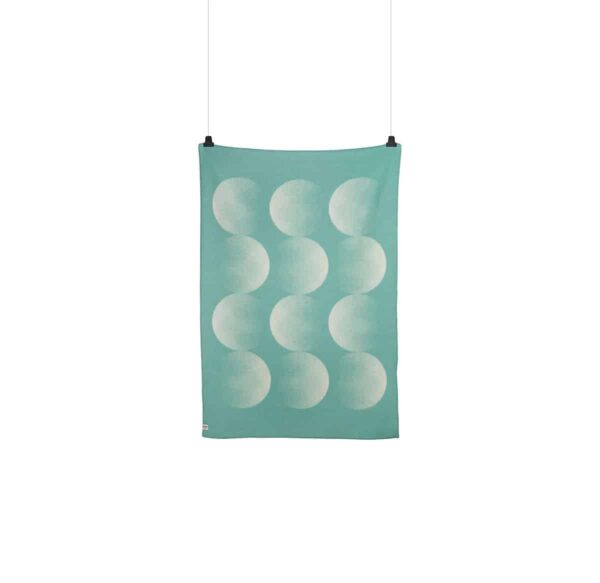 Ullpledd 135x200cm, Moon Tranquille Green