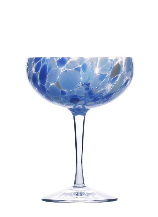 SWIRL CHAMPAGNEGLASS BLÅ MAGNOR GLASSVERK