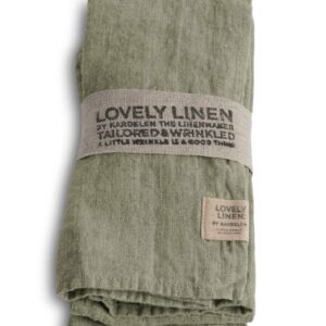 LOVELY SERVIETTER 45X45 CM AVOCADO 4-PK LOVELY LINEN
