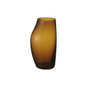 Sky Vase Amber Glass H 215mm