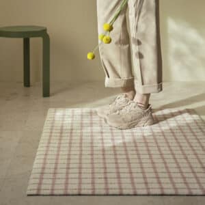 Grid Lime Dørmatte 60X85cm