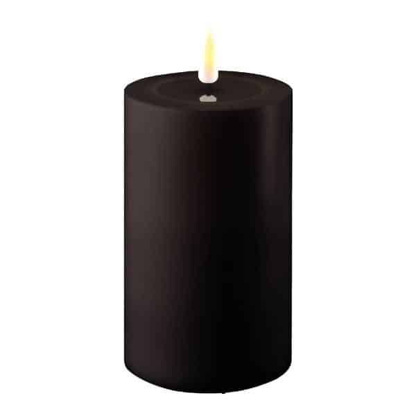 LED utendørslys 10×7,5cm svart