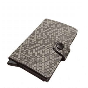 Skimmingsikker Kortholder, Hexagon Grey