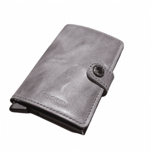 Skimmingsikker Kortholder, Vintage Grey/Black