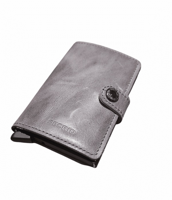 Skimmingsikker Kortholder, Vintage Grey/Black