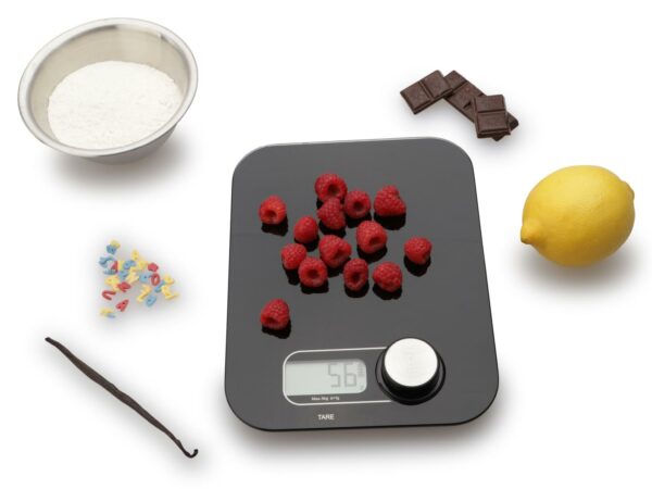 Kjøkkenvekt Sort Batteriløs 10kg/1gr Weis