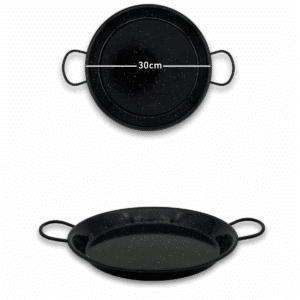 Emaljert Panne Lav kant 30cm