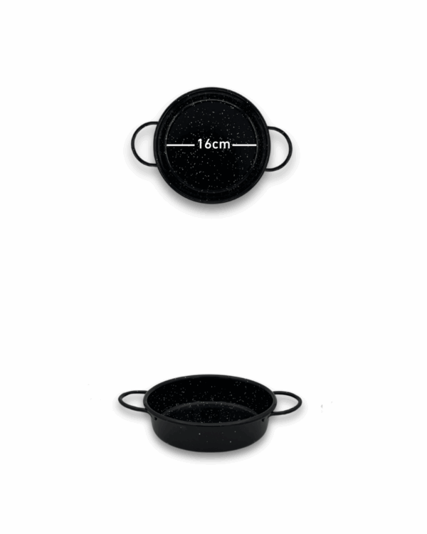 Emaljerte serveringskjele 16cm