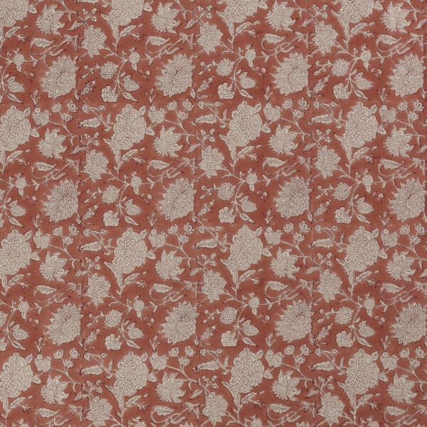 Indian Rose Terra Cotta Linduk 170 x 270cm Chamois