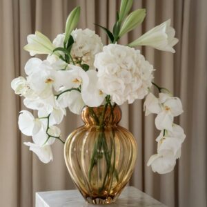 Audrey Vase Stor Saffron
