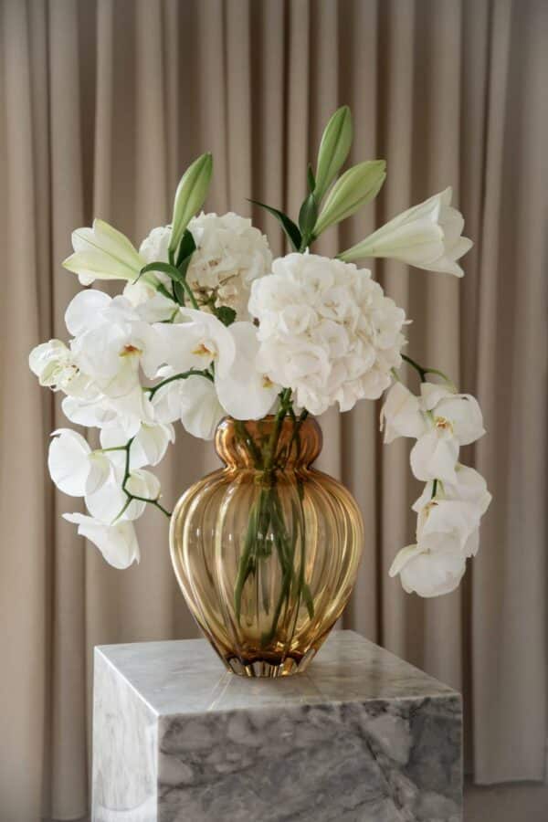 Audrey Vase Stor Saffron