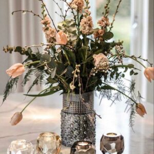 Storm T-Light Candle Holder Single Champaign