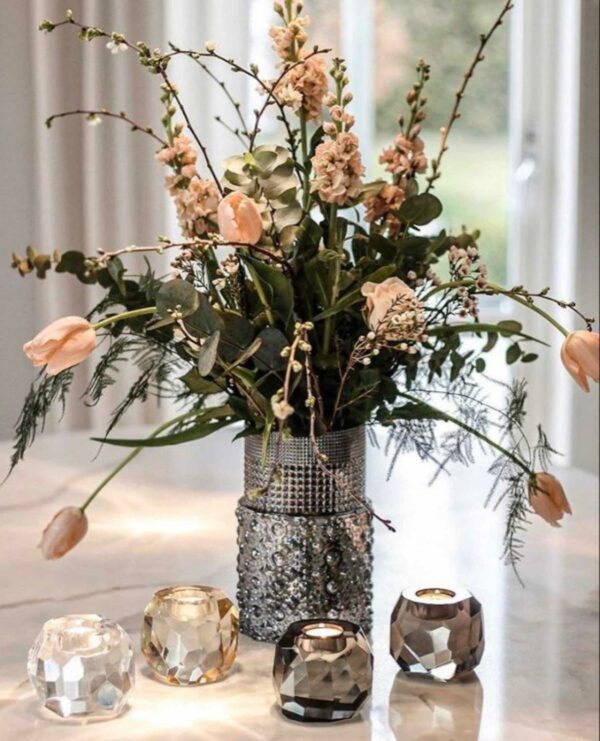 Storm T-Light Candle Holder Single Champaign