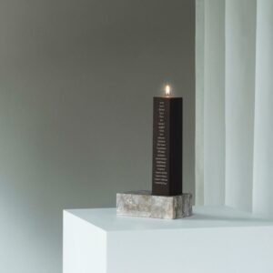 Even Lysestake Silver Travertine