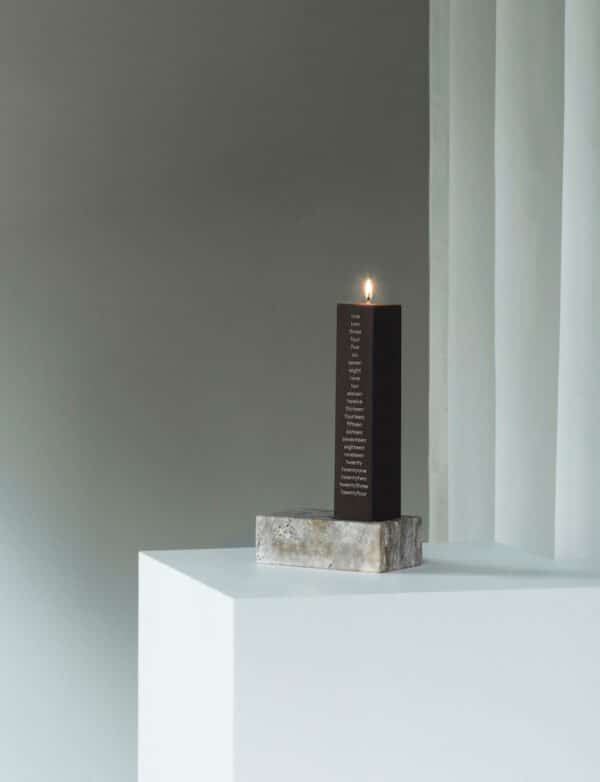 Even Lysestake Silver Travertine