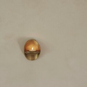 Agapé Wall Tealight Holder – Brass
