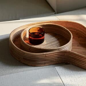 Isola Tray sett av 2 - Natural
