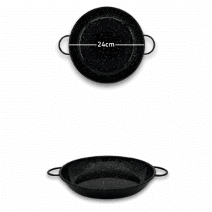 Emaljert panne høy kant 24cm