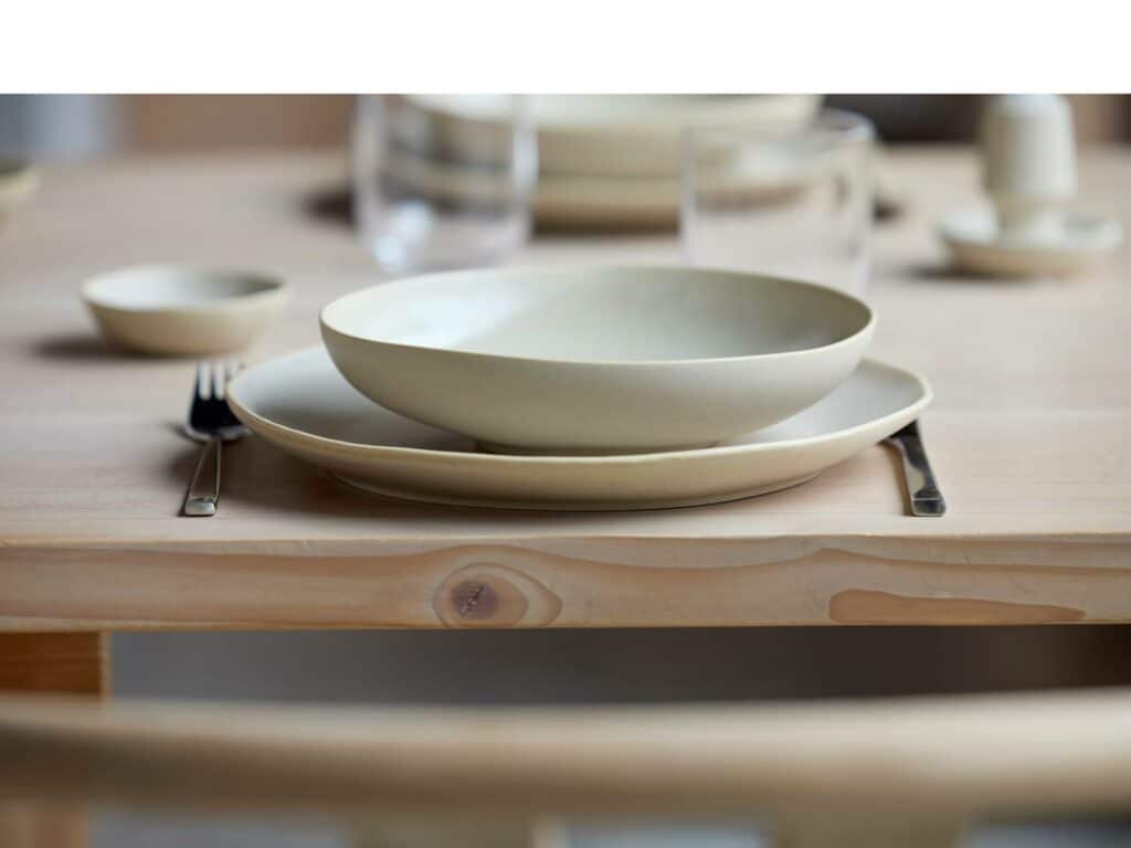 Shoku Pastaskål Dia 21 x 5,2 cm Soft Beige