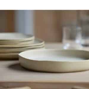 Shoku Serveringsfat Dia 28 x 4 cm Soft Beige