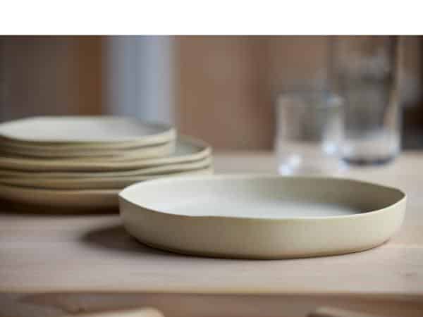 Shoku Serveringsfat Dia 28 x 4 cm Soft Beige