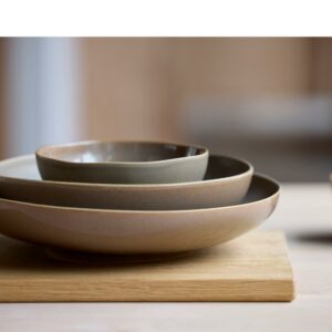 Shoku Salatbolle Dia 28 x 6 cm Warm Brown