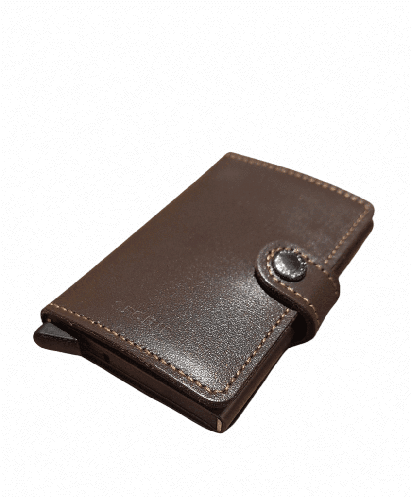 Skimmingsikker Kortholder, Vintage Brun