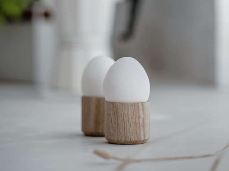 Egg Me, eggeglass 2pk, Eik Natur