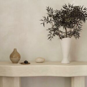 Fountain Vase Offwhite
