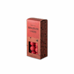 Sødmefull Bringebærlakris, 100g
